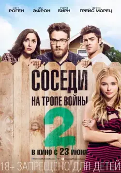 Постер: Соседи. На тропе войны 2 / Neighbors 2: Sorority Rising (2016)