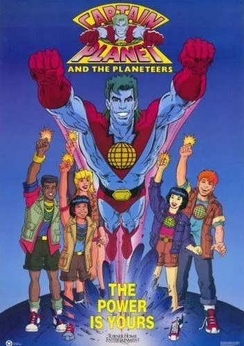 Постер: Команда спасателей Капитана Планеты / Captain Planet and the Planeteers (1990)