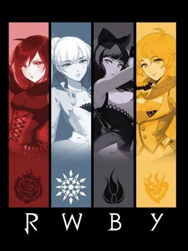 Постер: Красный белый чёрный жёлтый / RWBY (2012)