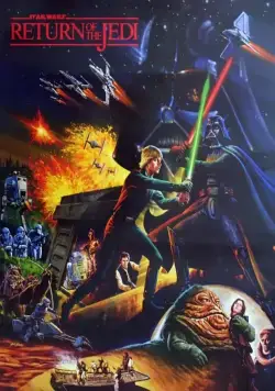 Постер: Звёздные войны: Эпизод 6 – Возвращение Джедая / Star Wars: Episode VI - Return of the Jedi (1983)