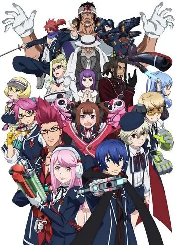 Постер: Небесные стрелки / Gunslinger Stratos: The Animation (2015)
