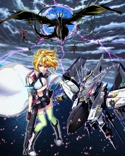 Постер: Крест Анж: Танец ангела с драконом / Cross Ange: Tenshi to Ryuu no Rondo (2014)