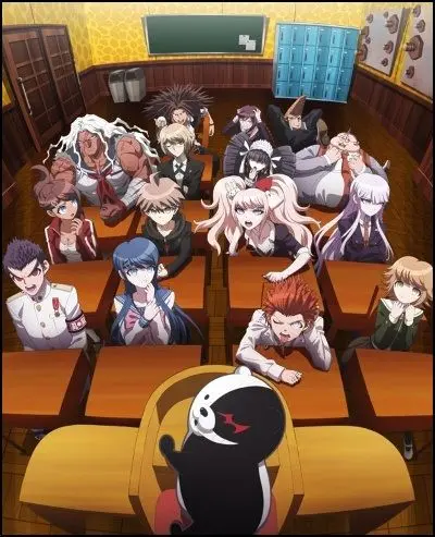 Постер: Школа отчаяния / Danganronpa: Kibou no Gakuen to Zetsubou no Koukousei The Animation (2013)