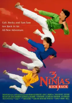 Постер: Три ниндзя наносят ответный уда / 3 Ninjas II: Kick Back (1994)
