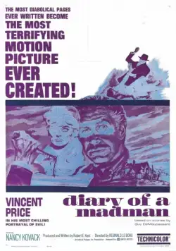 Постер: Дневник сумасшедшего / Diary of a Madman (1963)