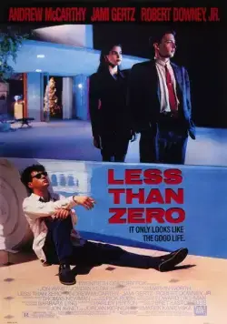 Постер: Меньше нуля / Less Than Zero (1987)