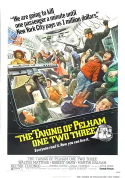Постер: Захват поезда Пелэм 1-2-3 / The Taking of Pelham One Two Three (1974)