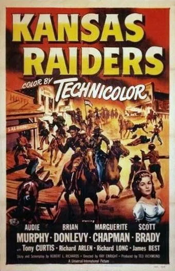 Постер: Канзасские рейдеры / Kansas Raiders (1950)