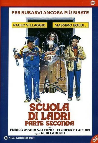 Постер: Школа воров 2 / Scuola di ladri - Parte seconda (1987)