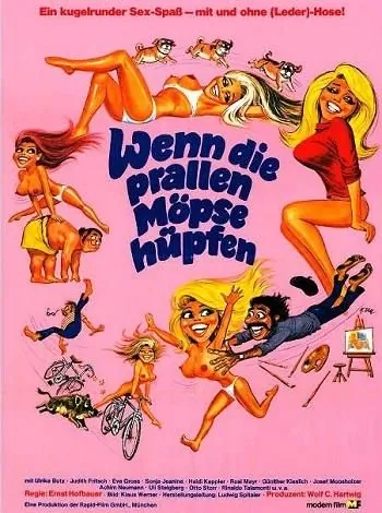 Постер: Когда крепкие груди выпрыгивают наружу / Wenn die prallen Möpse hüpfen (1974)