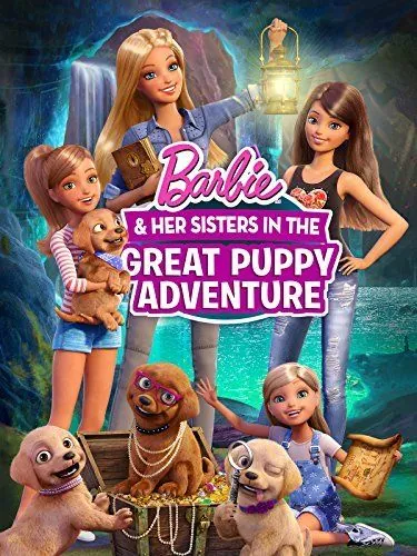 Постер: Барби и щенки в поисках сокровищ / Barbie & Her Sisters in the Great Puppy Adventure (2015)
