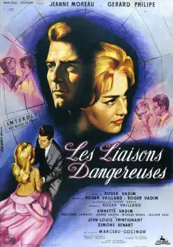 Постер: Опасные связи / Les liaisons dangereuses (1959)