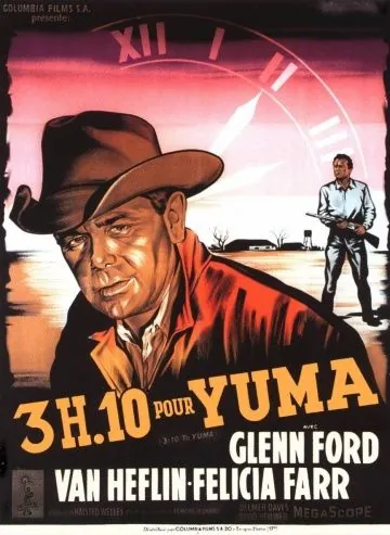 Постер: В 3:10 на Юму / 3.10 to Yuma (1957)