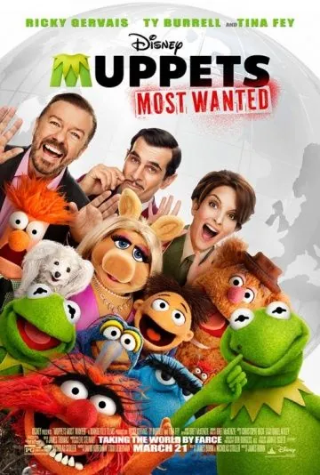 Постер: Маппеты 2 / Muppets Most Wanted (2014)