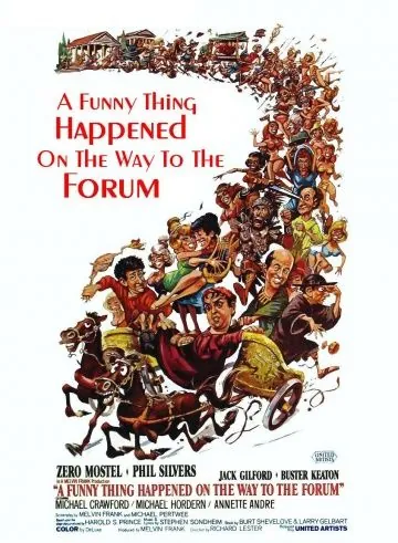 Постер: Забавная история, случившаяся по пути к форуму / A Funny Thing Happened on the Way to the Forum (1966)