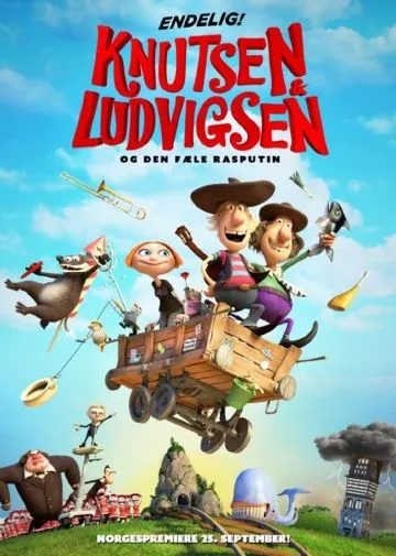 Постер: Два товарища и хитрый барсук / Knutsen & Ludvigsen og den fæle Rasputin (2015)