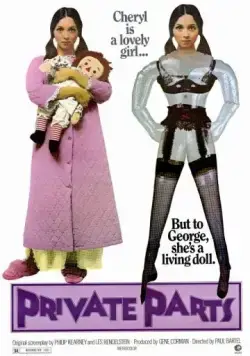 Постер: Части тела / Private Parts (1972)
