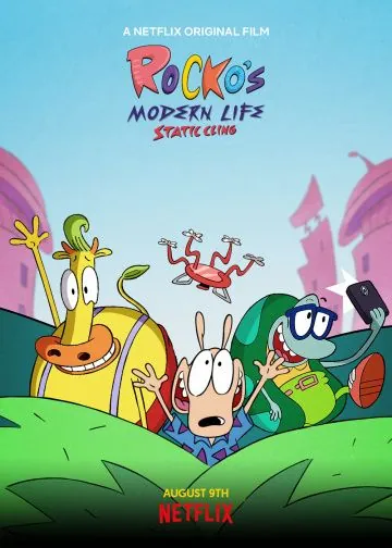 Постер: Кенгуренок Рокко: Статическое прилипание / Rocko's Modern Life: Static Cling (2019)