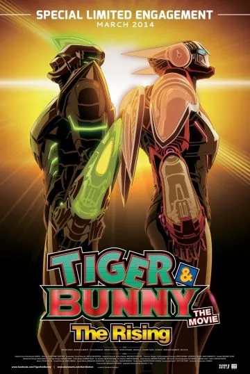 Постер: Тигр и Кролик: Восхождение / Tiger & Bunny – The Movie: The Rising (2013)