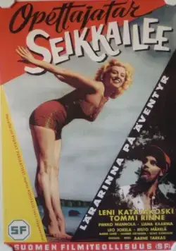 Постер: Приключения учительницы / Opettajatar seikkailee (1960)