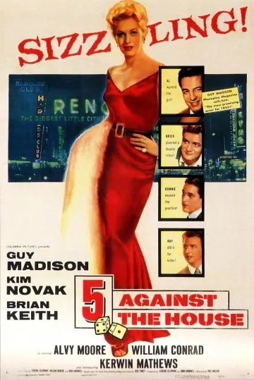 Постер: Пятеро против казино / 5 Against the House (1955)