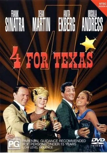 Постер: Четверо из Техаса / 4 for Texas (1963)