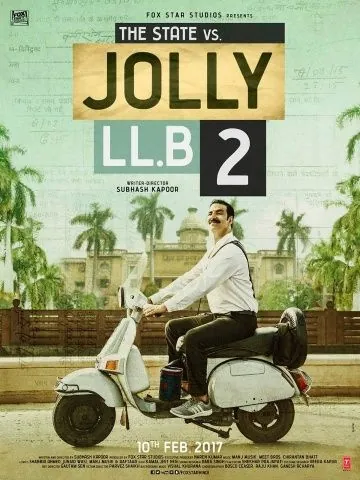 Постер: Джолли — бакалавр юридических наук 2 / Jolly LLB 2 (2017)