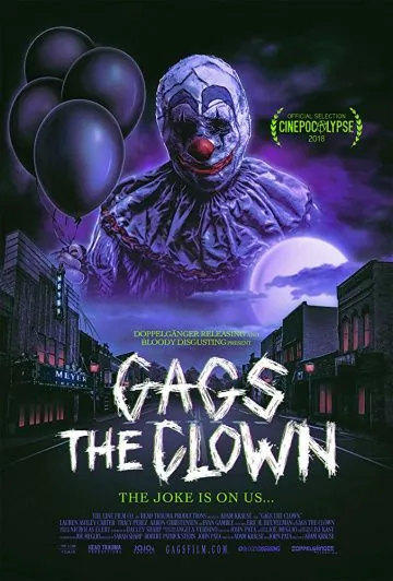 Постер: Клоун Хохотун / Gags The Clown (2018)