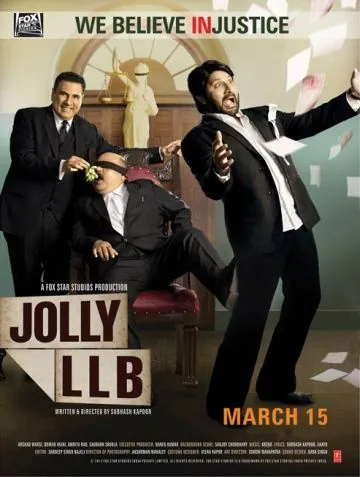 Постер: Джолли — бакалавр юридических наук / Jolly LLB (2013)