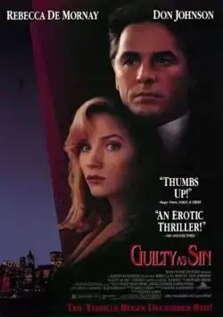 Постер: Виновен вне подозрений / Guilty as Sin (1993)