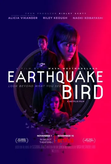 Постер: Предвестник землетрясения / Earthquake Bird (2019)