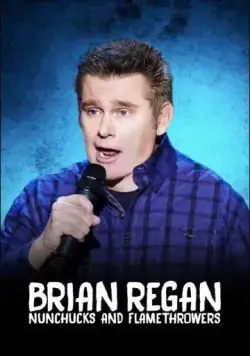 Постер: Брайан Риган: Нунчаки и огнеметы / Brian Regan: Nunchucks and Flamethrowers (2017)