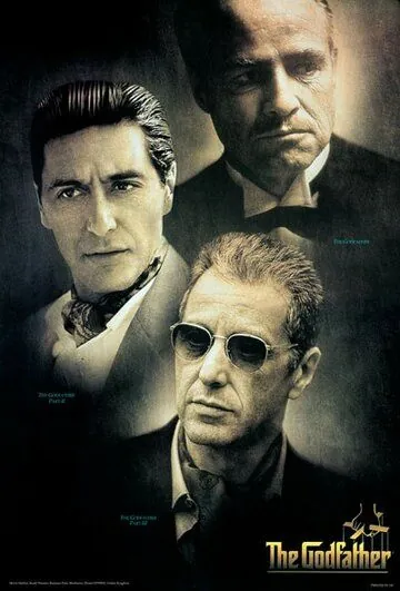 Постер: Крестный отец: Трилогия 1901-1980 / The Godfather Trilogy: 1901-1980 (1992)