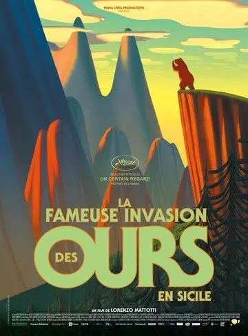Постер: Волшебные приключения на острове / La fameuse invasion des ours en Sicile (2019)