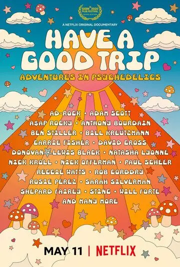 Постер: Хорошего трипа: Приключения под психоделиками / Have a Good Trip: Adventures in Psychedelics (2019)