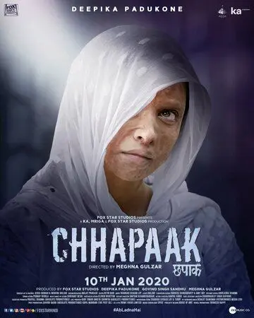 Постер: Брызги / Chhapaak (2020)