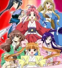 Постер: Забавные небесные девы / Rakugo tennyo Oyui (2006)