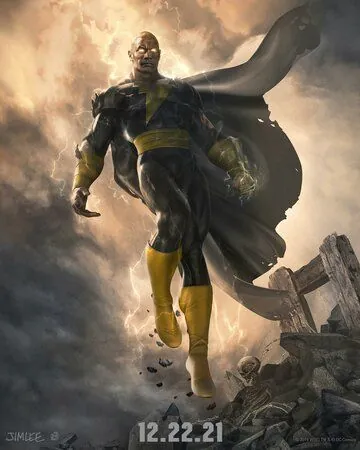 Постер: Чёрный Адам / Black Adam (2021)