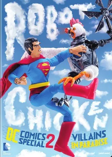 Постер: Робоцып: Специально для DC Comics II: Злодеи в раю / Robot Chicken DC Comics Special II: Villains in Paradise (2014)