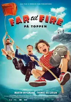 Постер: Отец четверых на высоте / Far til fire på toppen (2017)