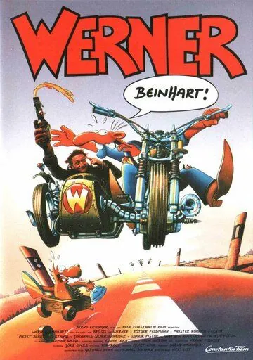Постер: Вернер. Твердый, как кость / Werner - Beinhart! (1990)