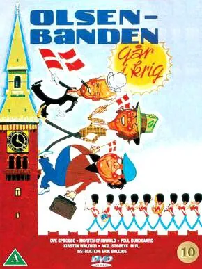 Постер: Банда Ольсена вступает в войну / Olsen-banden går i krig (1978)