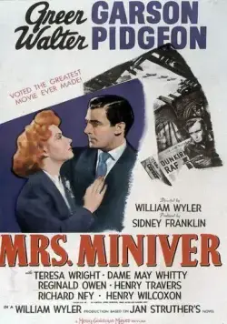 Постер: Миссис Минивер / Mrs. Miniver (1942)