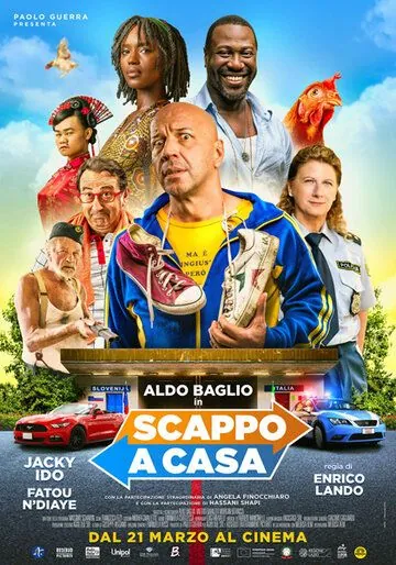 Постер: Я бегу домой / Scappo a casa (2019)