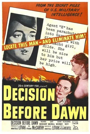 Постер: Решение перед рассветом / Decision Before Dawn (1951)
