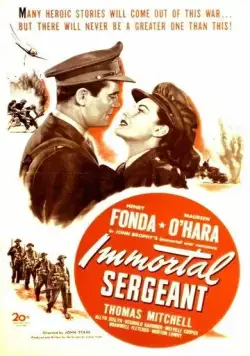 Постер: Бессмертный сержант / Immortal Sergeant (1943)