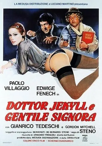 Постер: Доктор Джекилл и милая дама / Dottor Jekyll e gentile signora (1979)