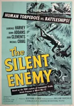 Постер: Невидимый враг. Боевые пловцы / The Silent Enemy (1958)
