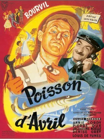 Постер: Апрельская рыбка / Poisson d'avril (1954)