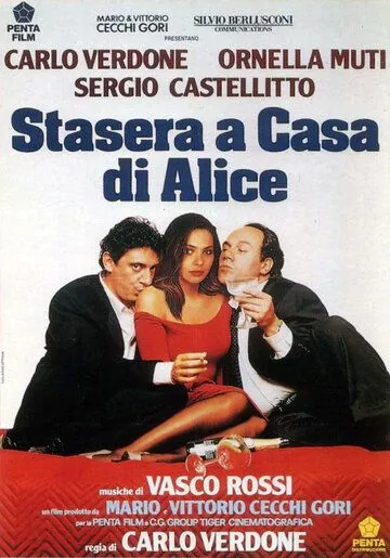 Постер: Ночь с Алисой / Stasera a casa di Alice (1990)